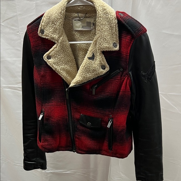 William Rast Shearling Collar Jacket - Picture 5 of 7